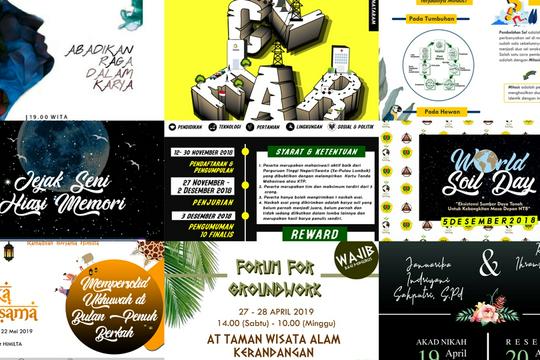 Jasa Desain Infografis Kreatif dan Berkualitas - DESAIN PAMFLET UNTUK EVENTMU DALAM 1 HARI
