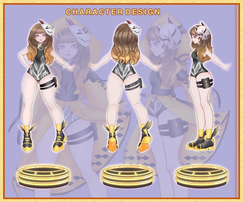 Illustrasi Anime Desain Karakter