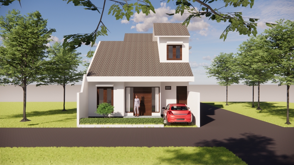 3D & Perspektif - Gambar Rumah & Bangunan Lain 2D, 3D dan Animasi - 13