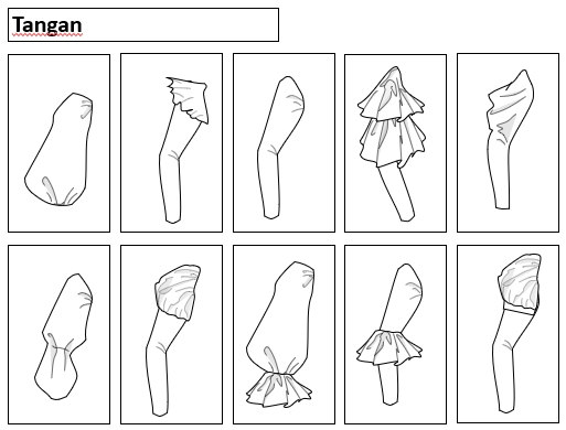 Desain Kaos & Motif - +1000 Desain Gamis Wanita - 6