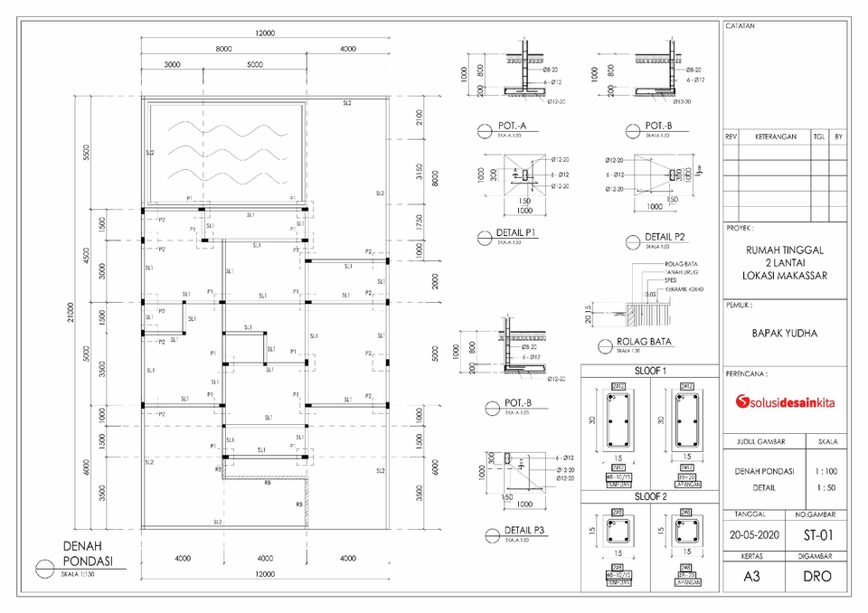 CAD Drawing - GAMBAR KERJA PROFESIONAL - 26