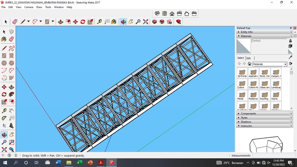 3D & Perspektif - gambar 3D dengan Sketchup  - 6