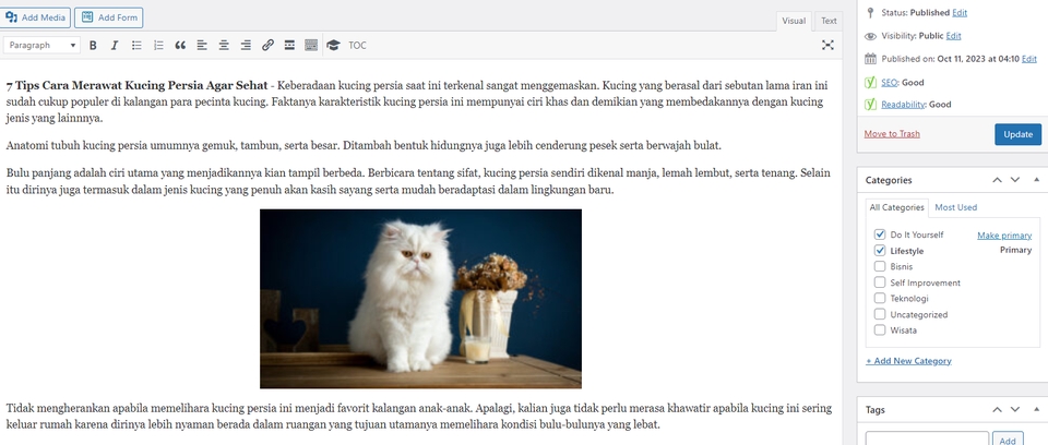 Jasa penulis artikel SEO dan copywriting untuk meningkatkan visibilitas website dan branding Anda.