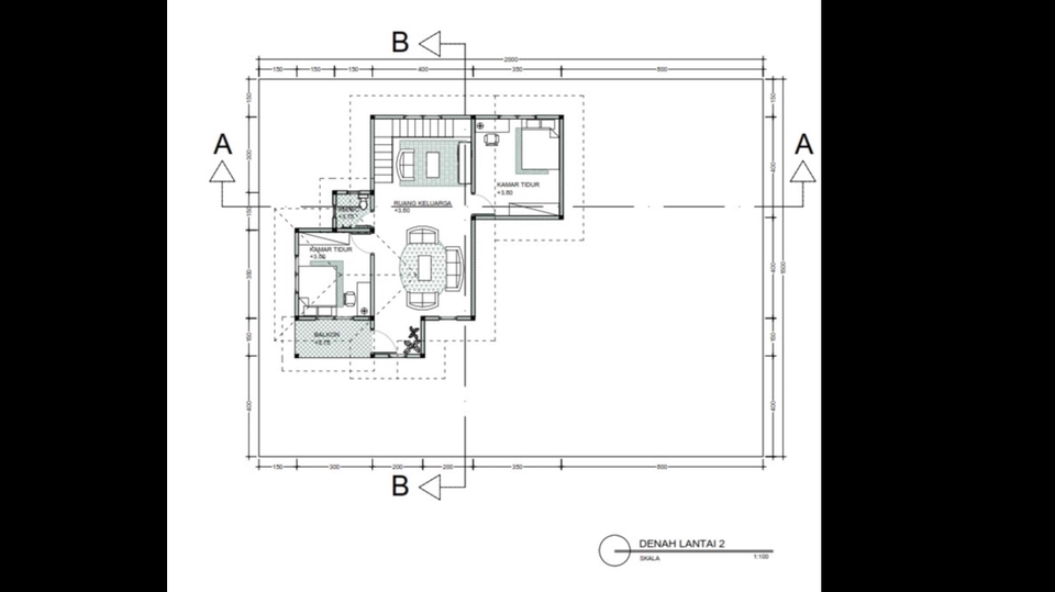 CAD Drawing - Desain Rumah 2D - 4