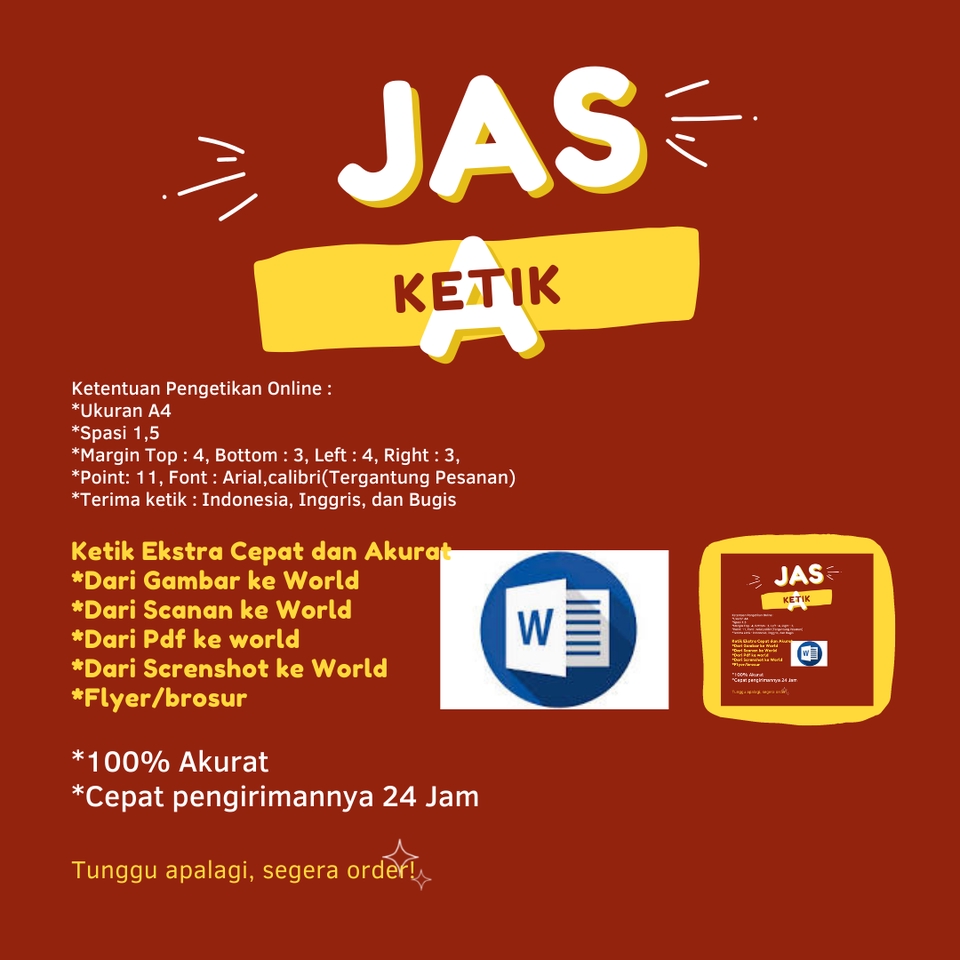 Pengetikan Umum - Jasa Pengetikan dan Jasa Edit Flyer - 3