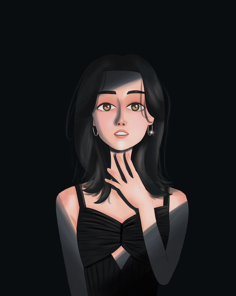 วาดภาพการ์ตูน - วาด Portrait การ์ตูน (Digital Painting) แนว Stylized - 8