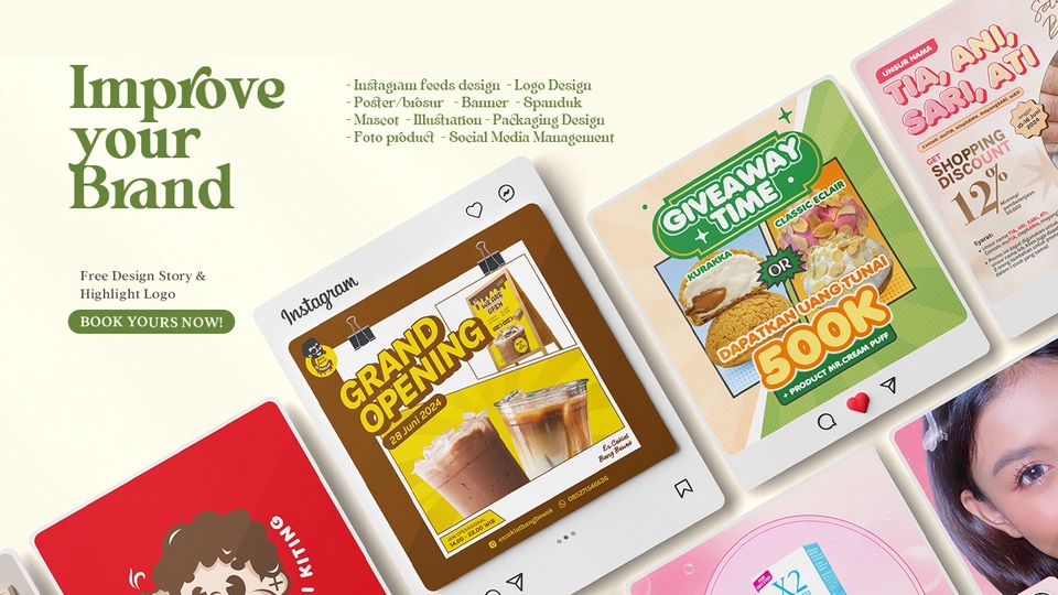 Desain Feeds Instagram/Social Media