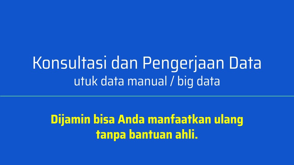 Analisis Data - Experienced Data Scientist: Konsultasi dan Pemrosesan Data - 1