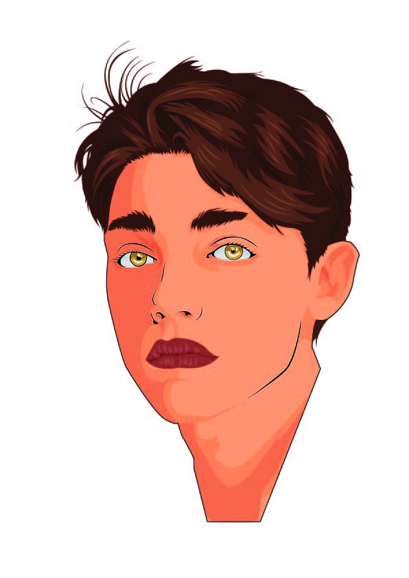 วาดภาพเหมือน Portrait - รับดราฟภาพบุคคล สไตล์การ์ตูน - 3