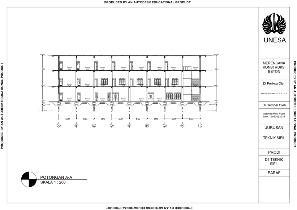 CAD Drawing - Gambar Kerja Proyek Bangunan - 5