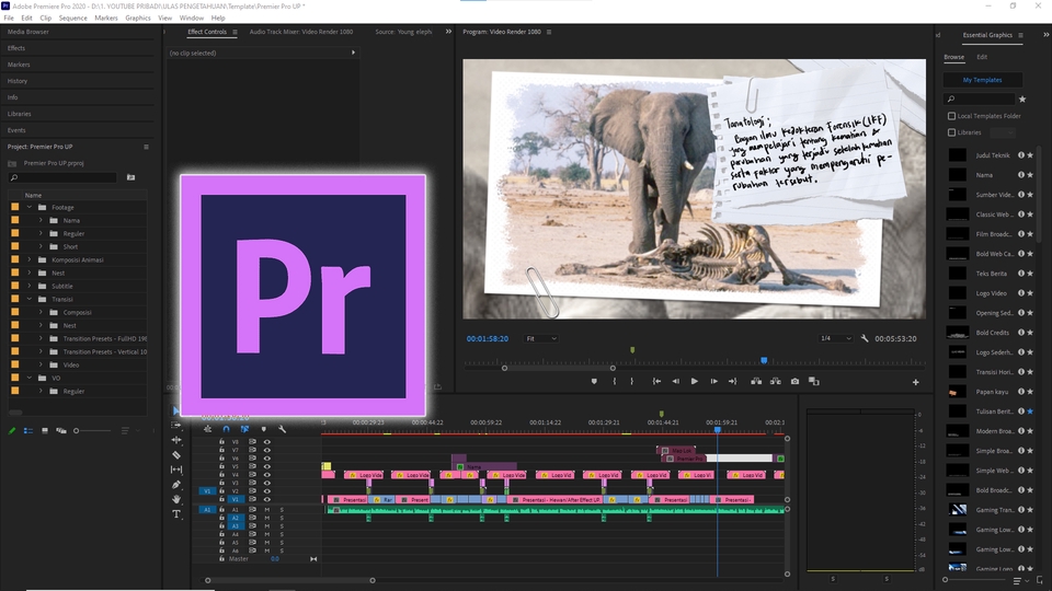 3D & Animasi - Fast Respon! Editing Video + Animasi Untuk Pribadi, Perusahaan, Maupun Kreator - 3