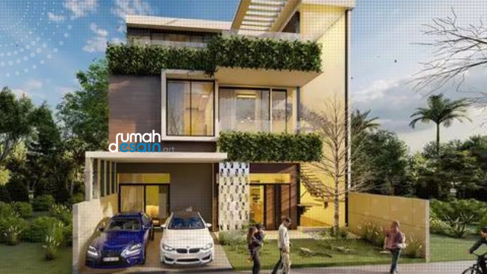 3D & Perspektif - Desain Rumah Modern Minimalis, Cafe, Villa, Restoran. Selesai 1 hari - 22