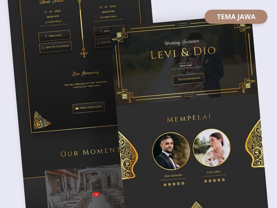 Kartu Ucapan & Video - Jasa Website Undangan Pernikahan Kualitas Premium - 17