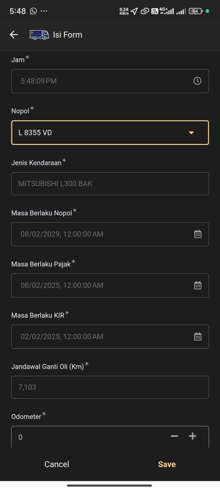 Aplikasi Desktop - Appsheet - Checklist Kendaraan Bermotor (dengan report PDF) - 7