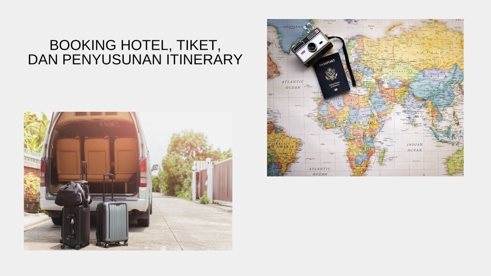 Jasa Membuat dan Meyusun Rencana Perjalanan Wisata - Jasa pemesanan tiket, hotel, dan pembuatan itinerary
