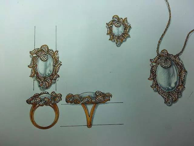 อื่นๆ - ออกแบบเครื่องประดับ เขียนมือ hand sketch jewelry design - 4