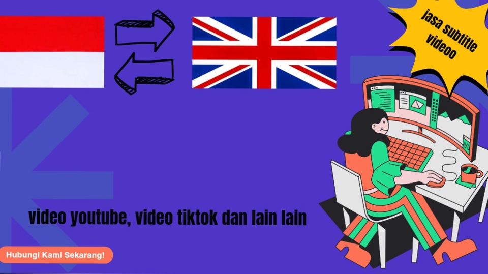 Jasa Pembuatan & Translate Subtitle Video dan Film - jasa membuat subtitle video indonesia-inggris cepat dan akurat