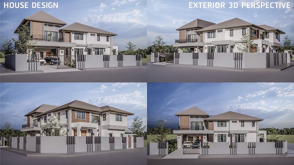 ออกแบบตกแต่งภายในและภายนอก - รับออกแบบงานภายนอก และงานภายใน (Exterior Facade Design & Interior Decoration Design) - 12