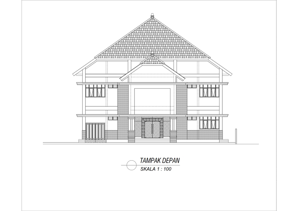 CAD Drawing - Gambar AutoCAD 2D-DED Struktur & Arsitektur - 6