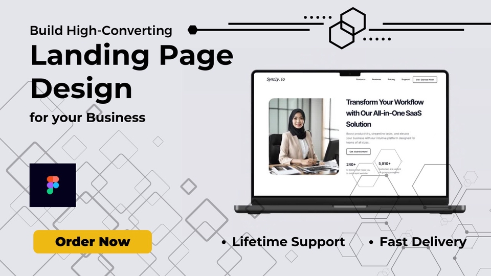 Jasa UI/UX Design untuk Website, Mobile App & Desktop Aplikasi - Desain UI/UX Figma untuk Situs Web Profil Perusahaan dan Landing Page