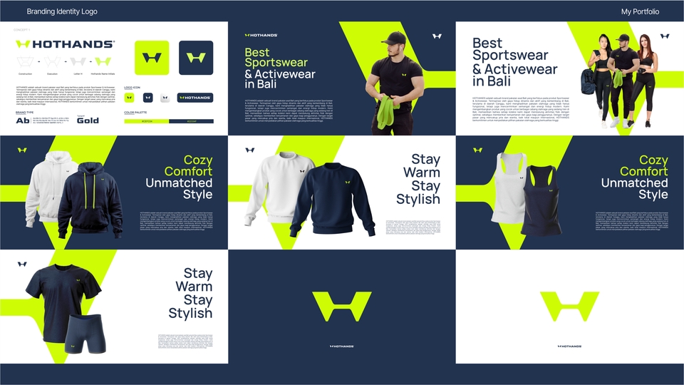 Desain logo Hothands: Jasa desain logo online profesional, logo perusahaan, desain logo pakaian olahraga, buat logo keren, harga desain logo murah.