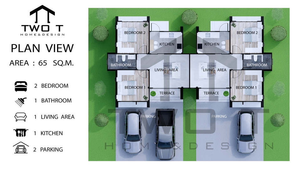 3D Perspective - รับเขียนแบบอาคาร 2D และ 3D และรับถอดแบบประมาณราคาโดยวิศวกรโยธา - 3