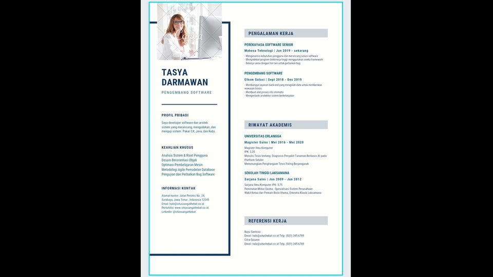 Portfolio & Resume - Buat CV 1 Hari Jadi - 5