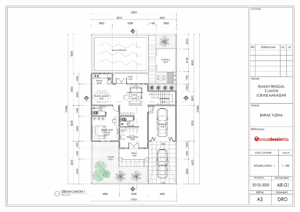 CAD Drawing - GAMBAR KERJA PROFESIONAL - 3