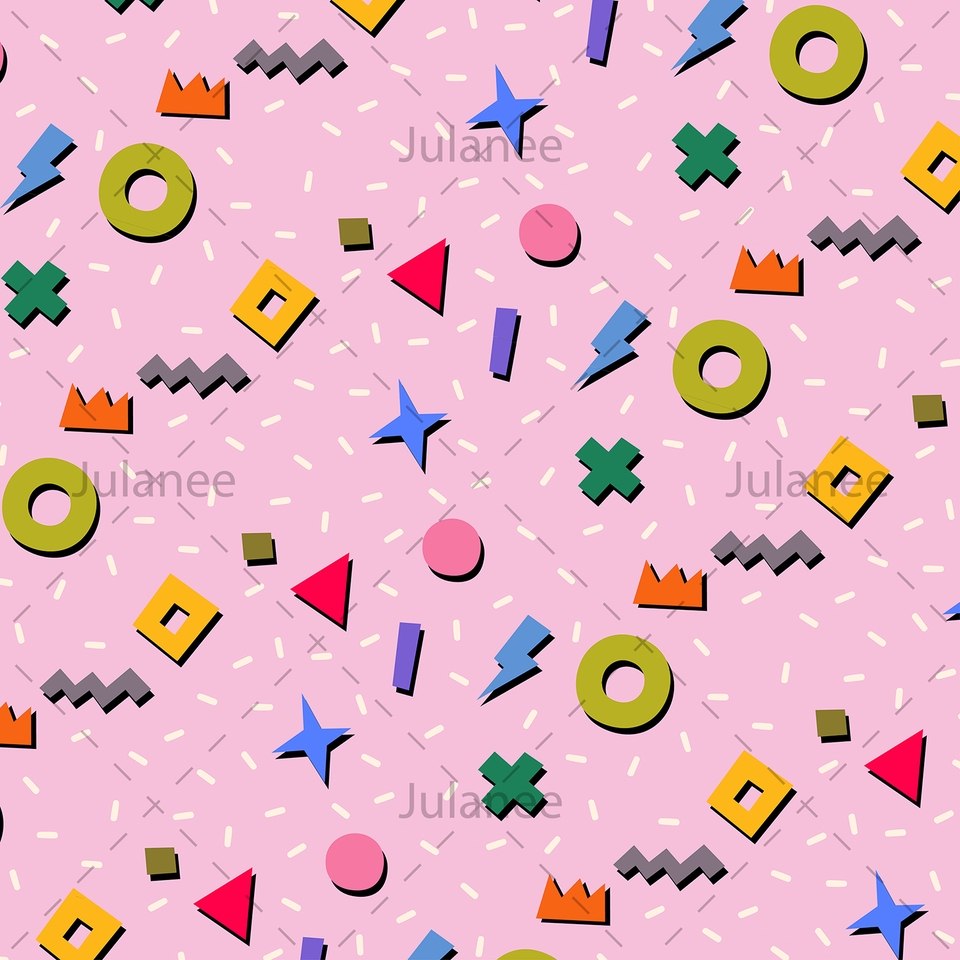 ออกแบบลายผ้า - รับออกแบบลายผ้า Pattern/Repeat สไตล์ Flat - 8