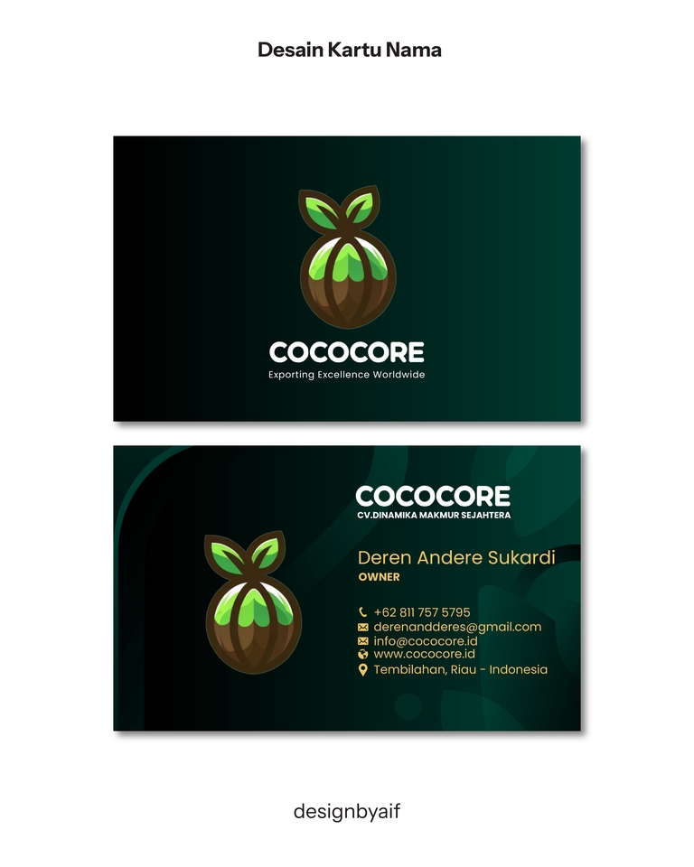 Desain ID Card - Kartu Nama UMKM & Perusahaan - 3