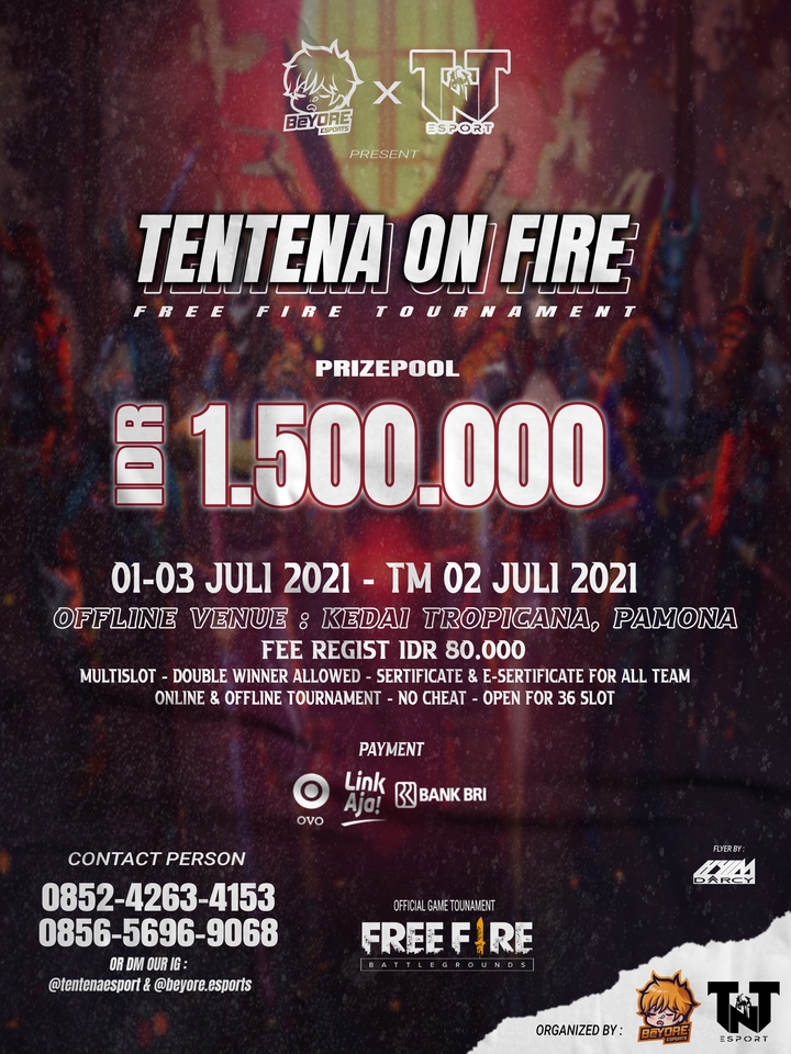 Banner Online - [1 HARI JADI] Flyer, Banner Online Event (Esports Tournament, Konser Musik, Dll) - 6