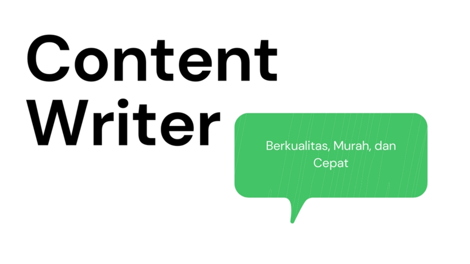 Penulisan Konten - English Content Writer: Cepat, Murah, Berkualitas - 1