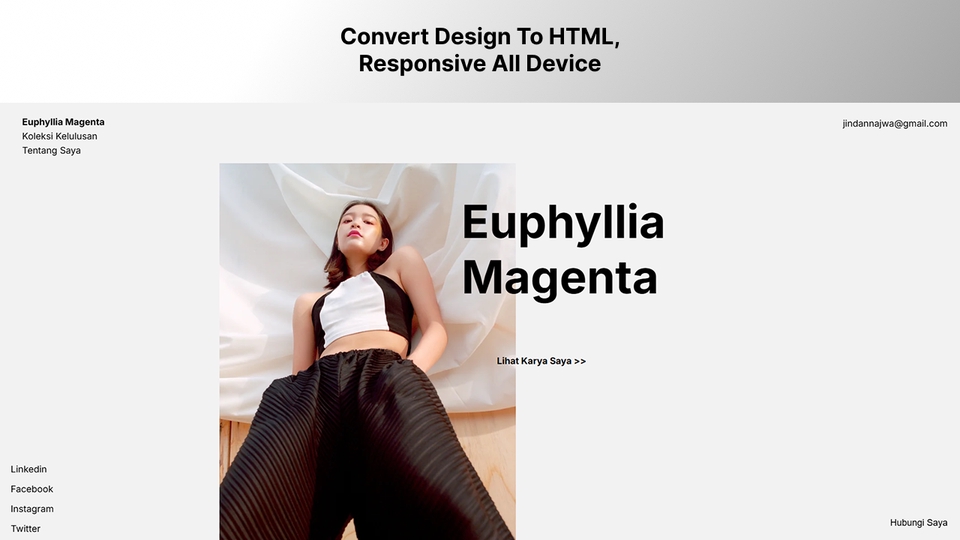 Jasa pembuatan website profesional dengan desain responsif untuk semua perangkat. Website Anda akan terlihat sempurna di komputer, tablet, dan smartphone.