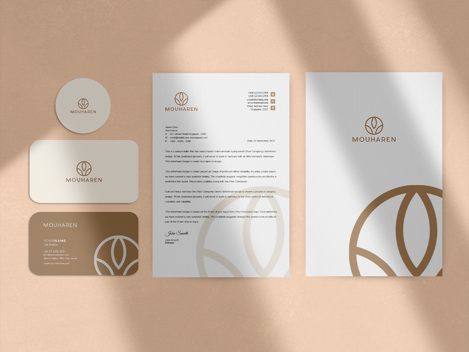 Digital Printing - DESAIN KARTU NAMA DAN ALAT TULIS 24 JAM JADI MODERN MINIMALIS UNIK REVISI TAK TERBATAS - 7