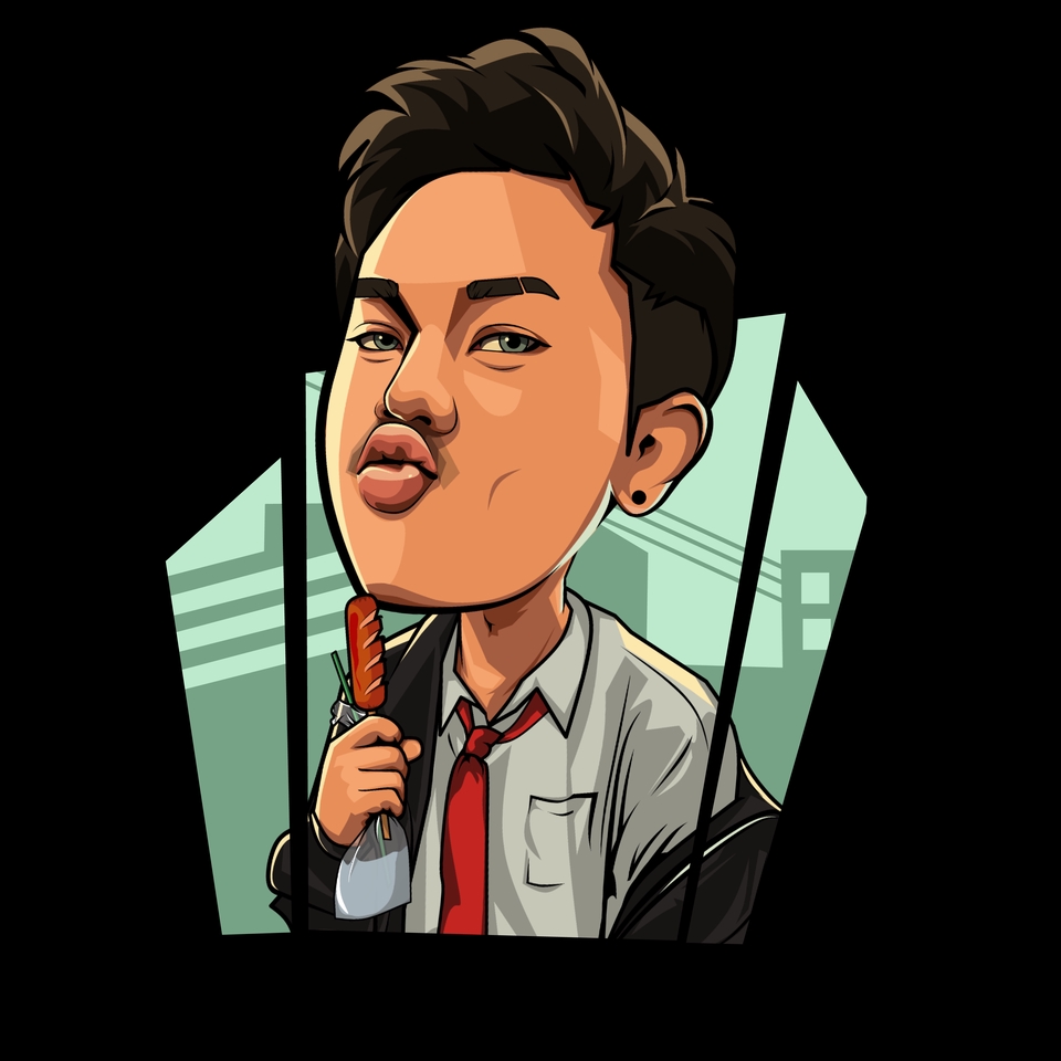 Gambar dan Ilustrasi - Jasa Cartoon Potrait/Vector Art  - 3