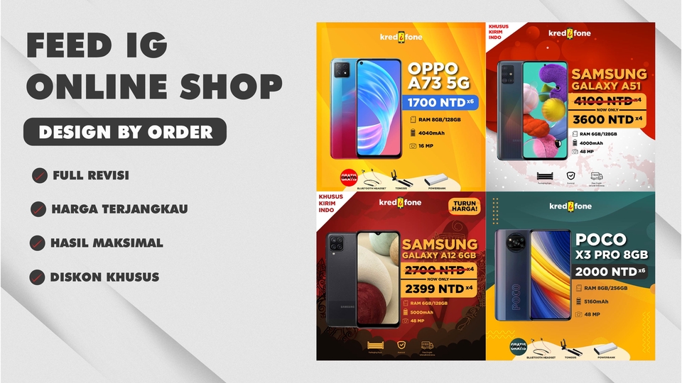 Banner Online - [TERMURAH] Desain Feed, Sosial Media, Banner, Poster, & Lainnya Sesuai Request dengan Professional - 4
