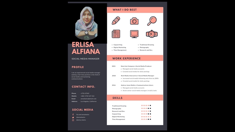 Jasa Desain Cv Resume Pro 1 Hari Jadi