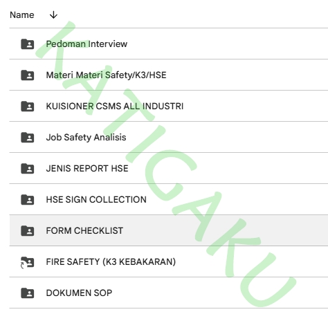 Jasa Lainnya - Keselamatan dan Kesehatan Kerja (K3) - 2