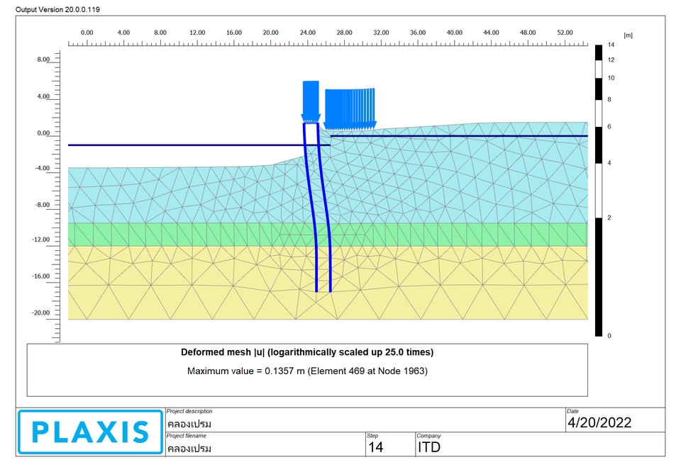 ทำโมเดล 3D - รับสร้าง Model Finite Element ด้วยโปรแกรม Plaxis - 9
