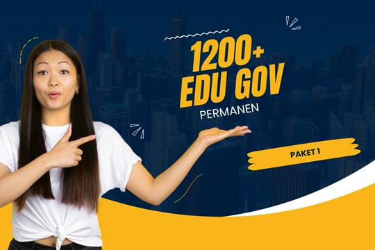 Jasa SEO Profesional, Terpercaya, dan Berkualitas - 1200 Backlink EDU GOV untuk Meningkatkan Page One Web