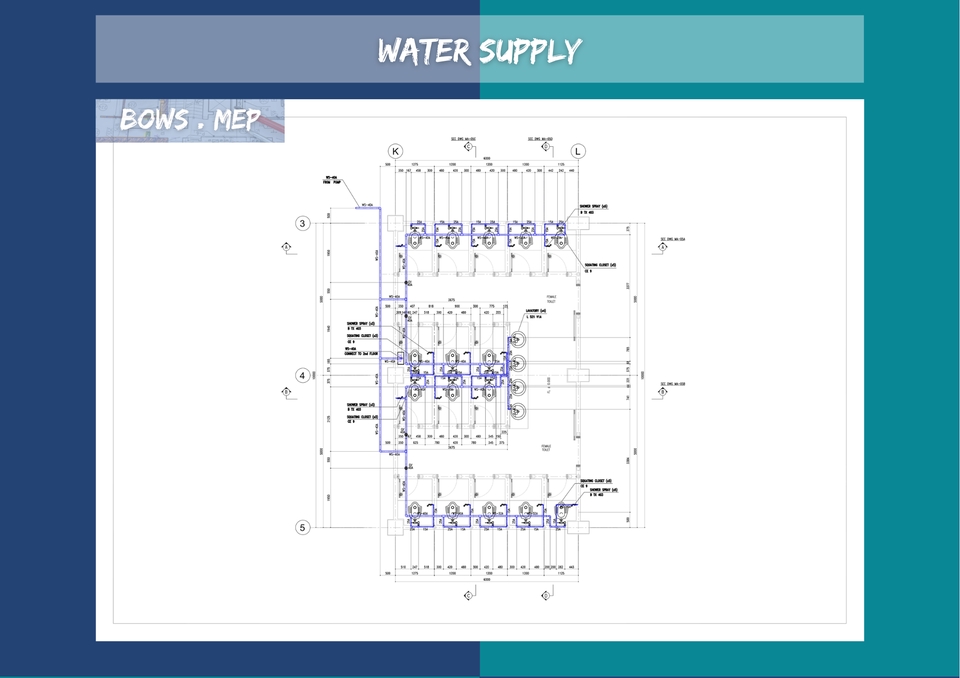 CAD Drawing - Desain Gambar 2D MEP M.E Mechanical & Electrical - 7