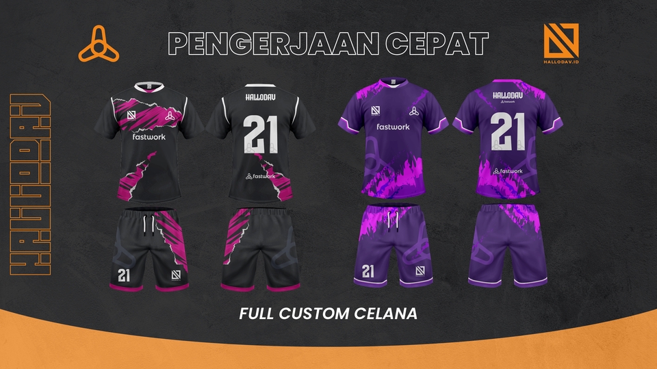 Desain Kaos & Motif - DESAIN JERSEY CUSTOM - 2