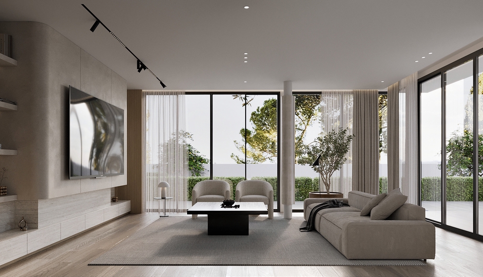 รับออกแบบ Interior Design / Perspective 3D / Video presentaion