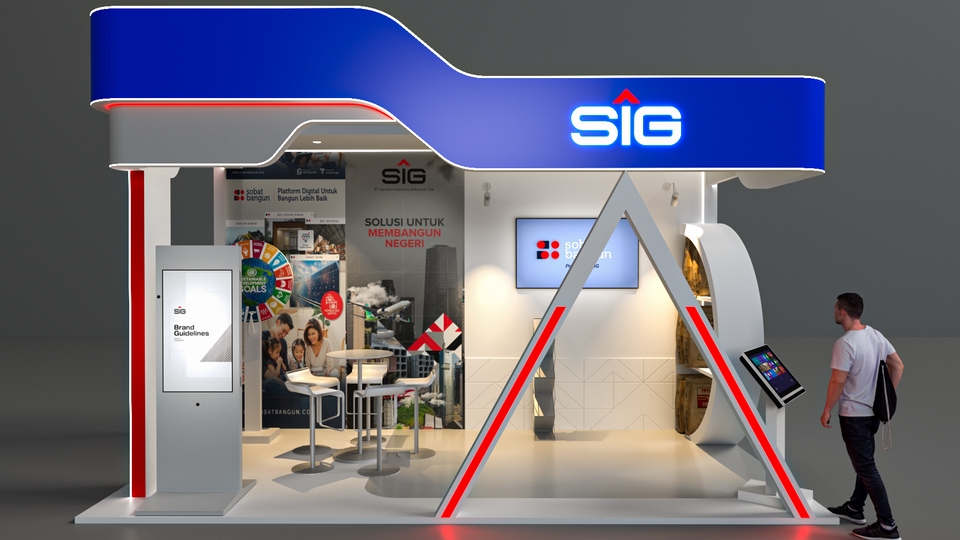 3D & Perspektif - DESAIN STAND PAMERAN 1 HARI SELESAI (NEGO) HARGA MULAI 50K  - 11