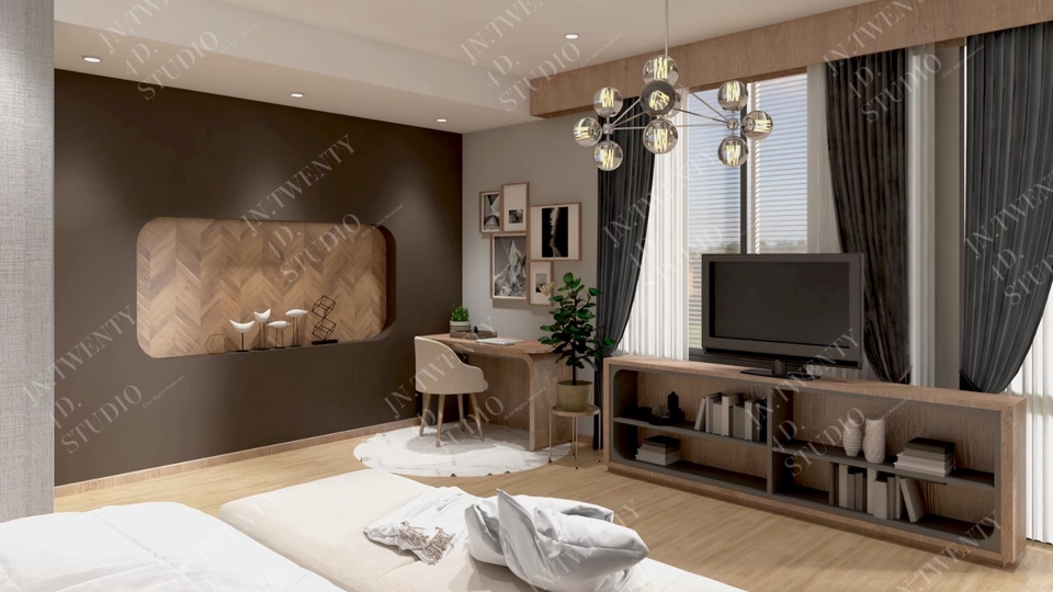3D Perspective - บริการ 3D rendering ภาพ Perspective ผังโครงการ (Bird eye view) /ภายนอก/ภายใน - 8