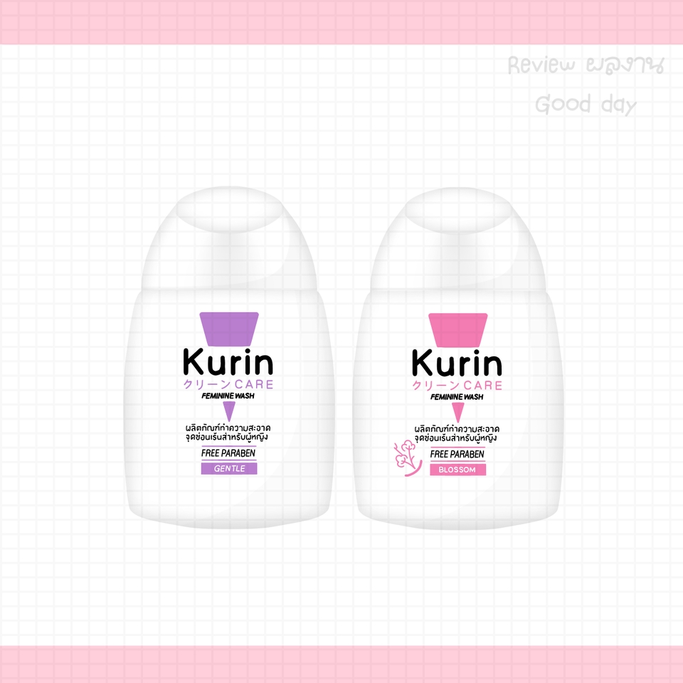รับวาดภาพประกอบสินค้า คุริน เฟมินีนวอช วาดรูปสินค้า