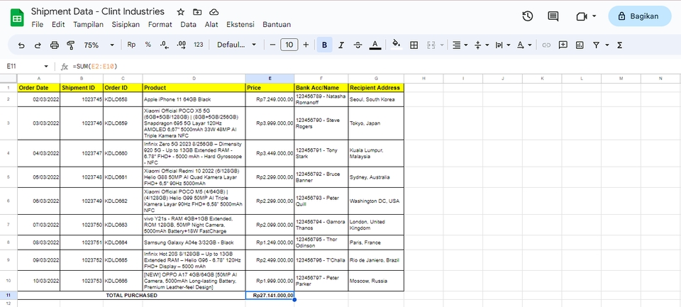 Entri Data - JASA ENTRY DATA GDOCS SHEET, MICROSOFT OFFICE - 3