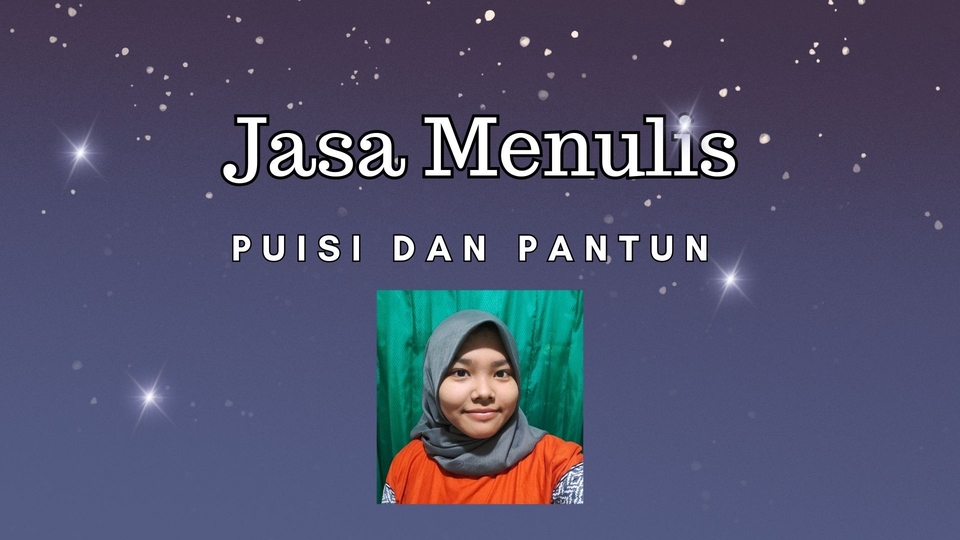 Penulisan Konten - Jasa Menulis Puisi dan Pantun : Kualitas di atas Harga - 1