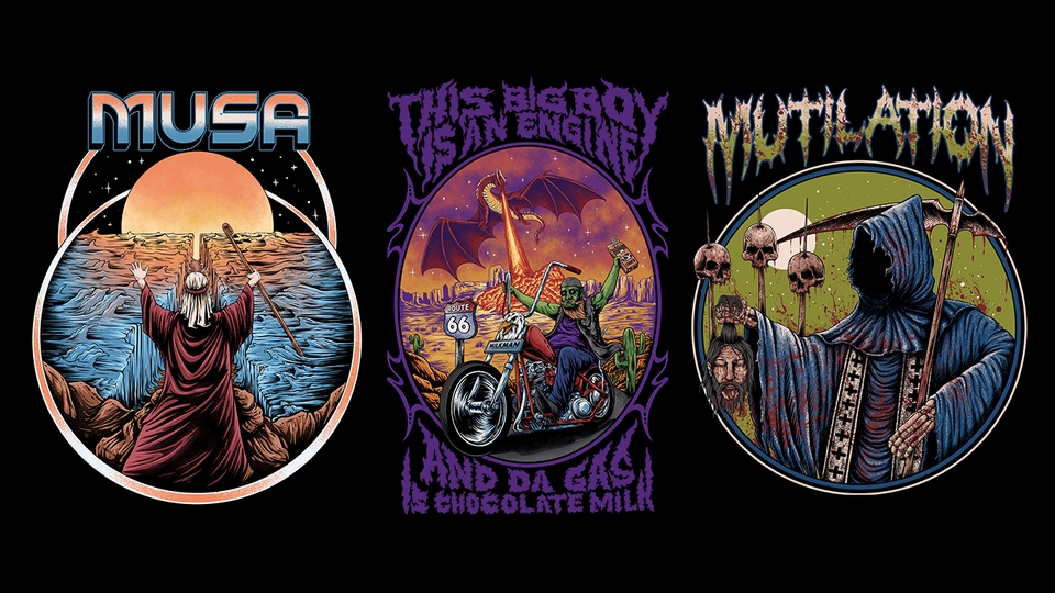 Gambar dan Ilustrasi - Desain illustrasi darkart, stoner, doom, metal untuk kaos, cover album dll - 5