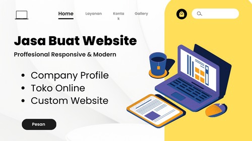Web Development - Website Company Profile, Toko Online, Blog, Undangan Digital, Custom Website - 1